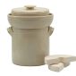 Fermenteringskrukke 3 liter kremfarget 82023 1