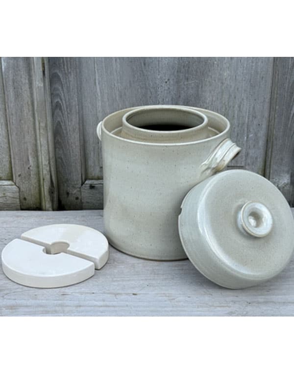 fermenteringskrukke 2 liter hvit apen fermenteringskrukke 2 liter hvit apen