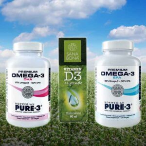 Norwegian Pure EPA+DHA+D3 vitamin