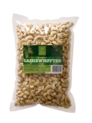 Cashewnøtter økologisk 1 kg