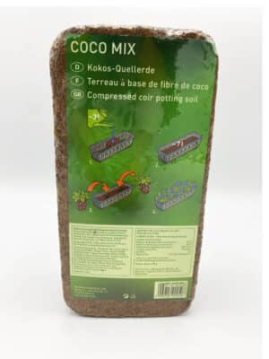 Kokosjord til planting kompakt blokk 7-8 liter