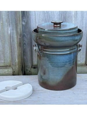 Fermenteringskrukke 3 liter blå miks