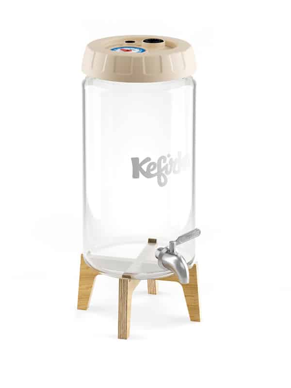 KOMBUCHA 4 LITER BEIGE EMPTY