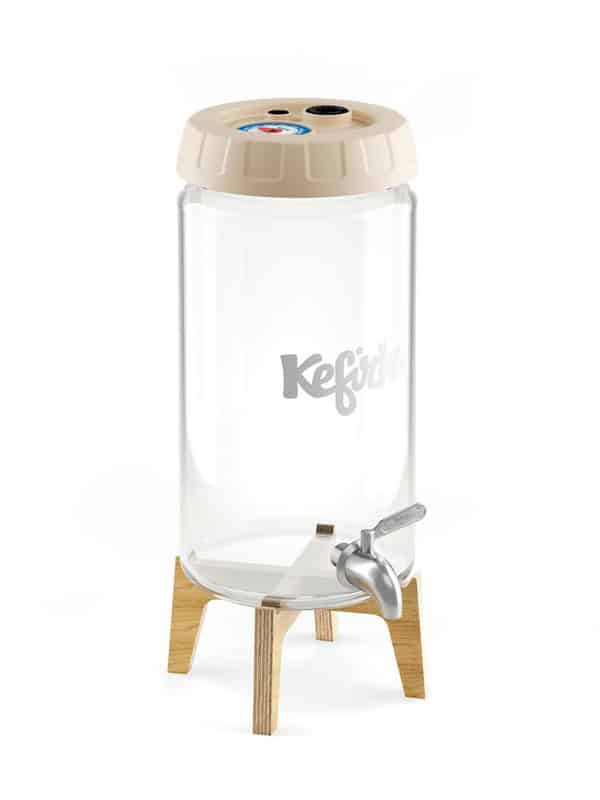 Kumbucha maker med kran i glass 4 l Kumbucha maker med kran i glass 4 l