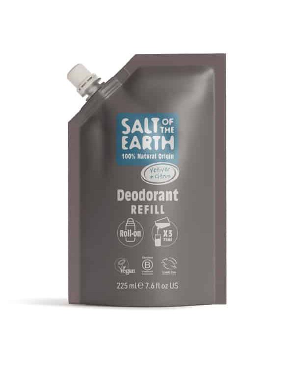 Refill til Vetiver Citrus naturlig rollon 225 ml Refill til Vetiver Citrus naturlig rollon 225 ml