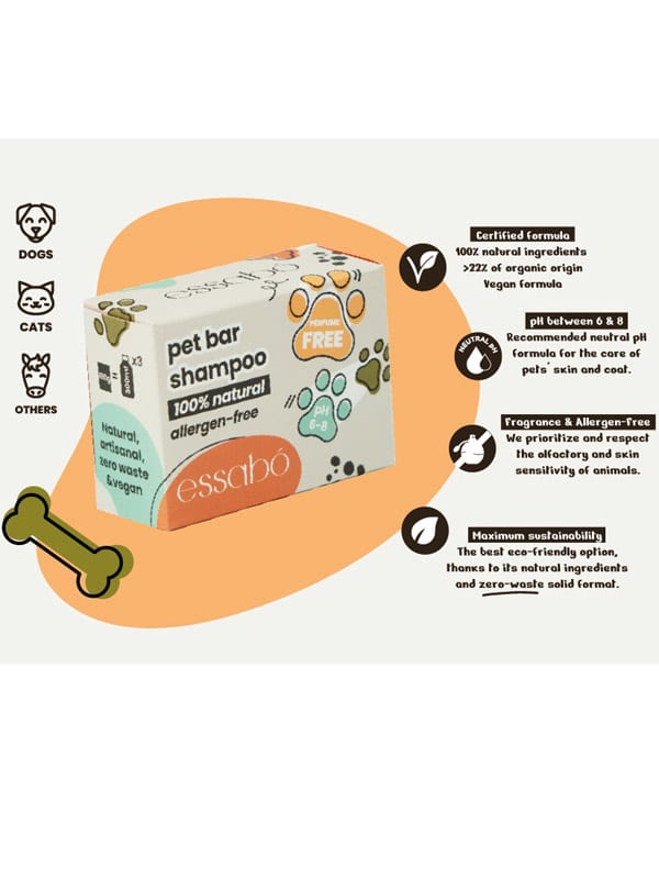 Shampoo til hund og katt 100% naturlig Shampoo til hund og katt 100% naturlig