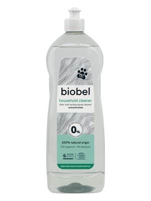 Biobel 0% rengjøringsmiddel parfymefri økologisk 1 liter konsentrert