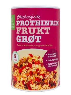 Proteingrøt med frukt økologisk 500 g